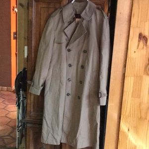 London Fog Trench Cost with removable fur lining